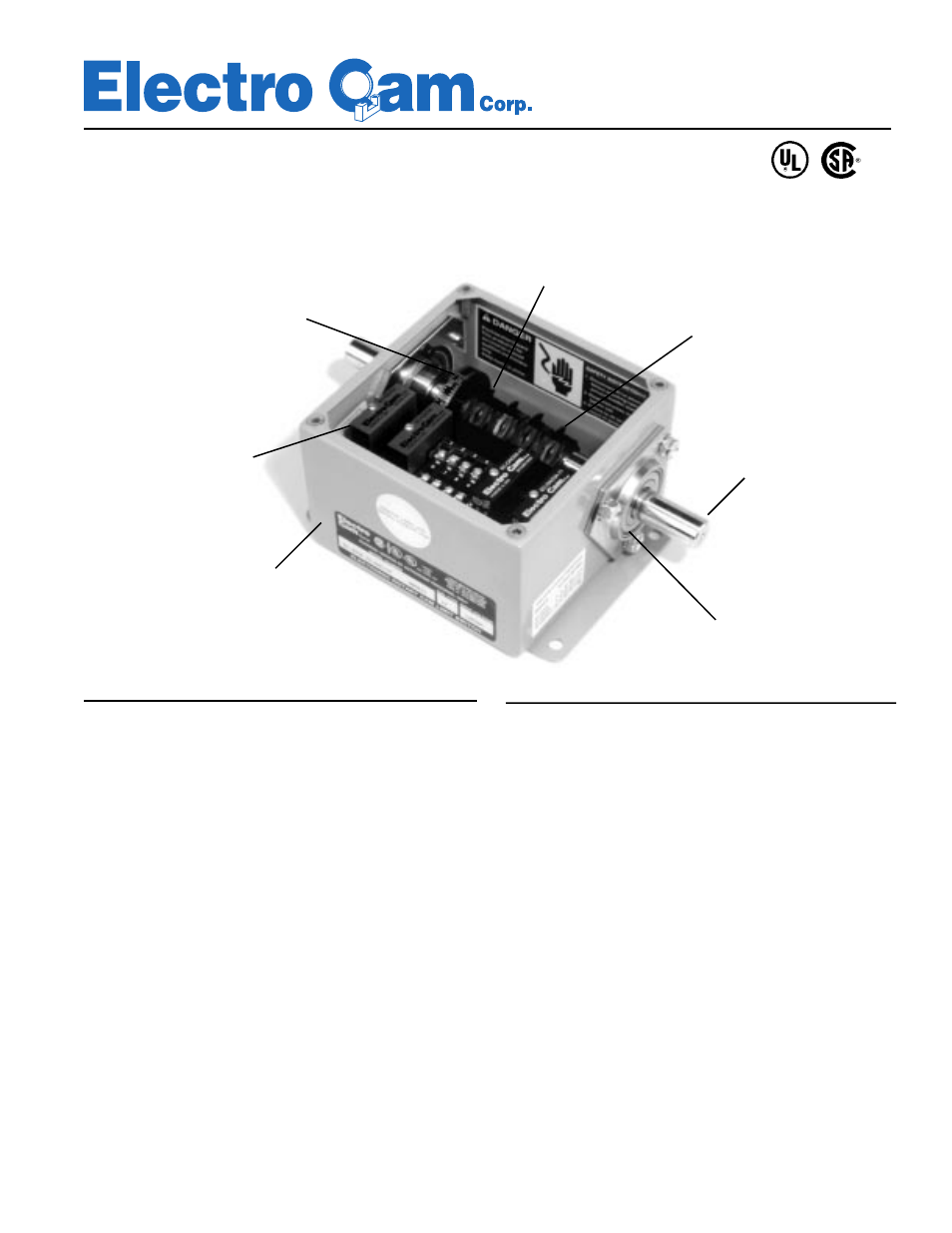 Electro Cam EC-3400 Series User Manual | 8 pages