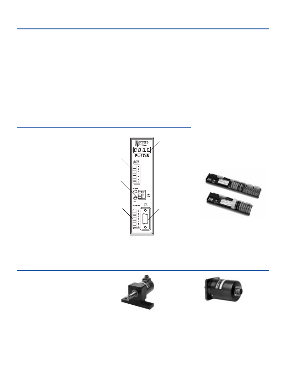 Resolvers, Standard pl-1746 series features | Electro Cam PL-1746 User Manual | Page 2 / 8