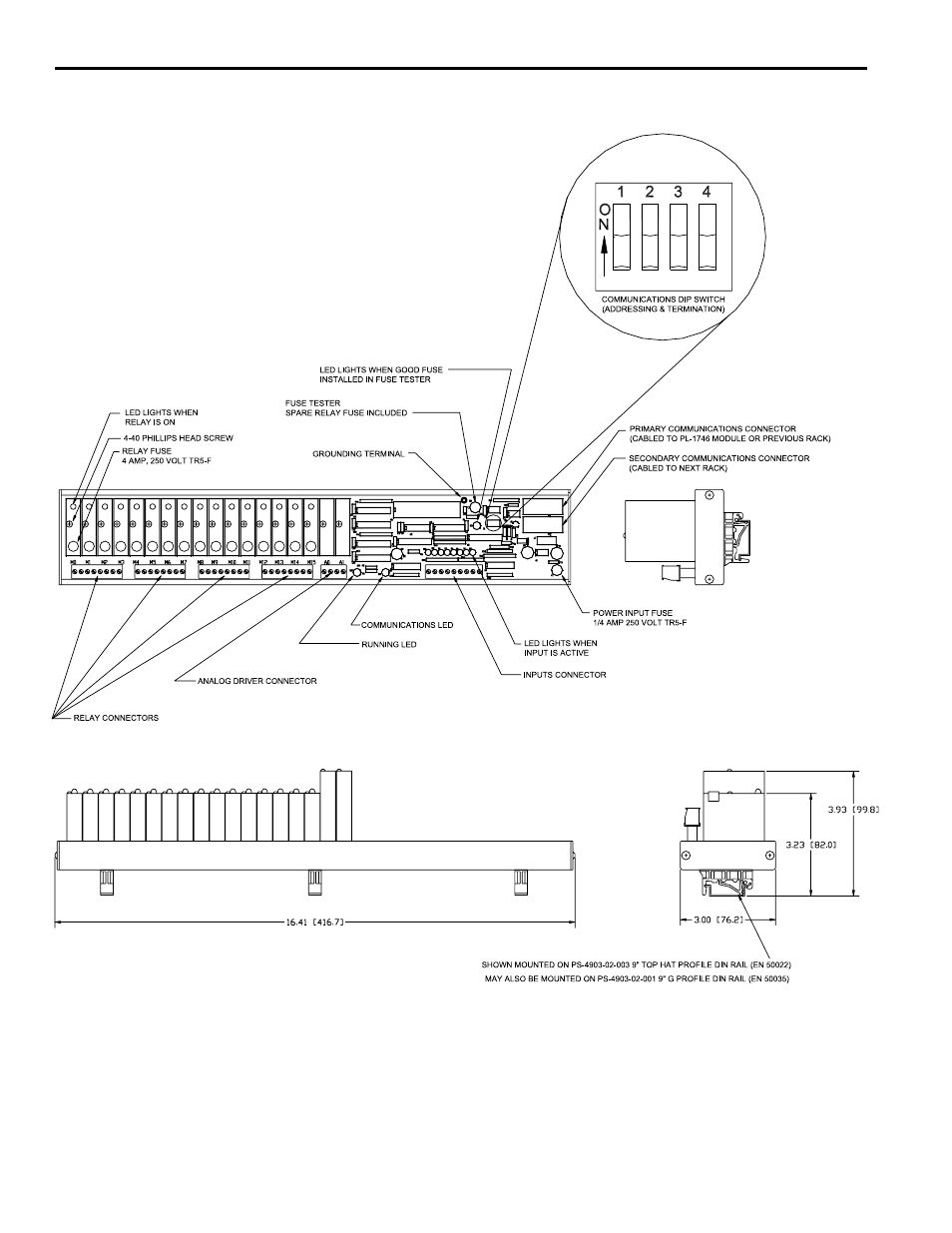 Ps-4108-13-l16 i/o rack installation | Electro Cam PL-1746 Series User Manual | Page 18 / 146