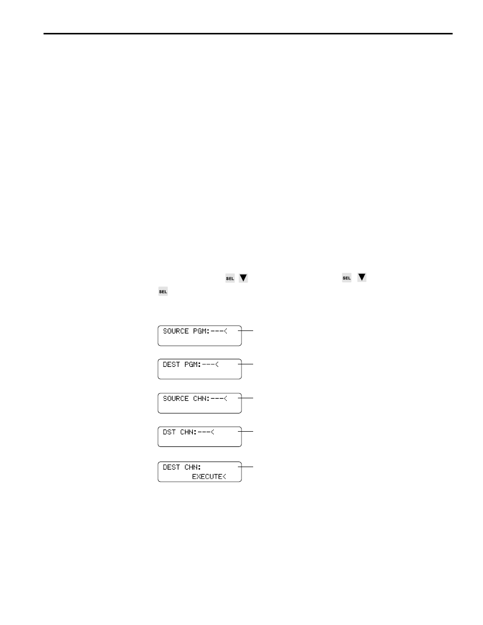 Channel copy (cont'd) | Electro Cam PL-1746 Series User Manual | Page 48 / 146