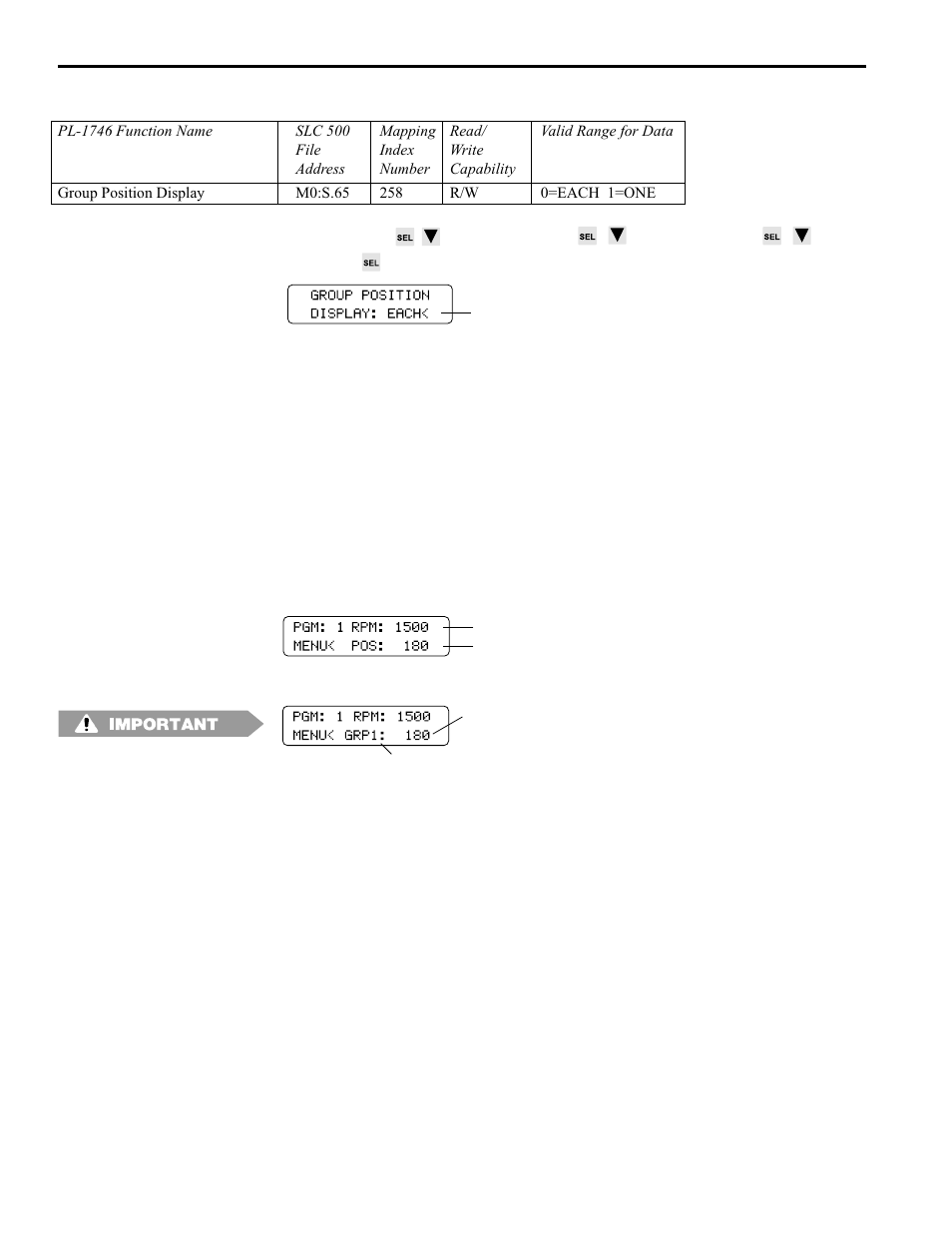 Group position display, 10 pls functions | Electro Cam PL-1746 Series User Manual | Page 55 / 146