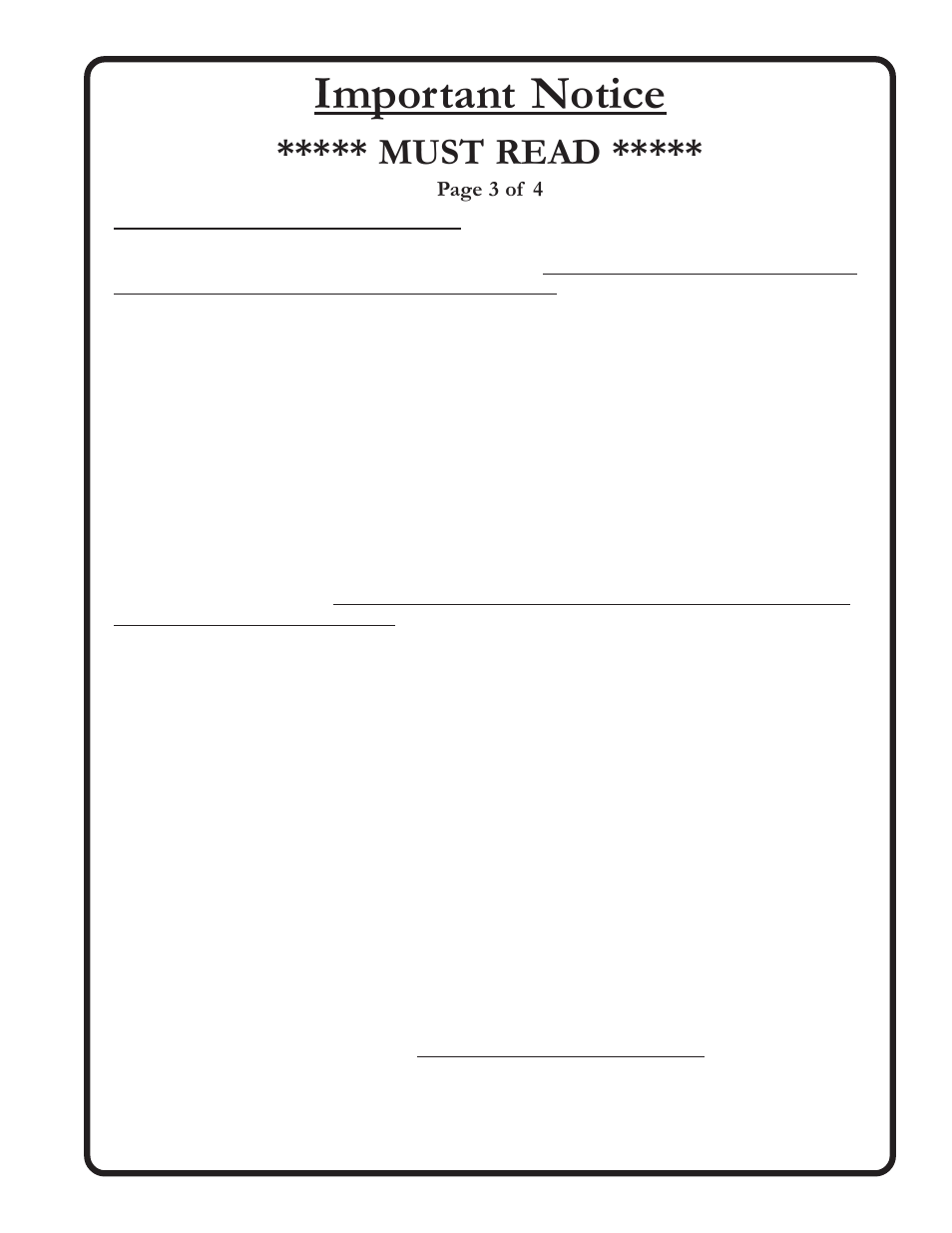 Important notice, Must read, Fuel level accuracy limitations | Page 3 of 4 | Electronics International CGR-30P User Manual | Page 4 / 75