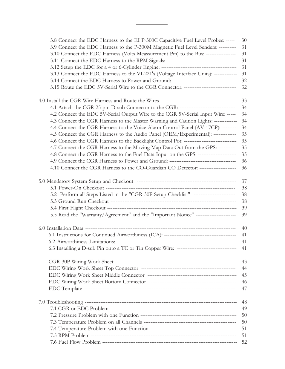 Electronics International CGR-30P User Manual | Page 7 / 75