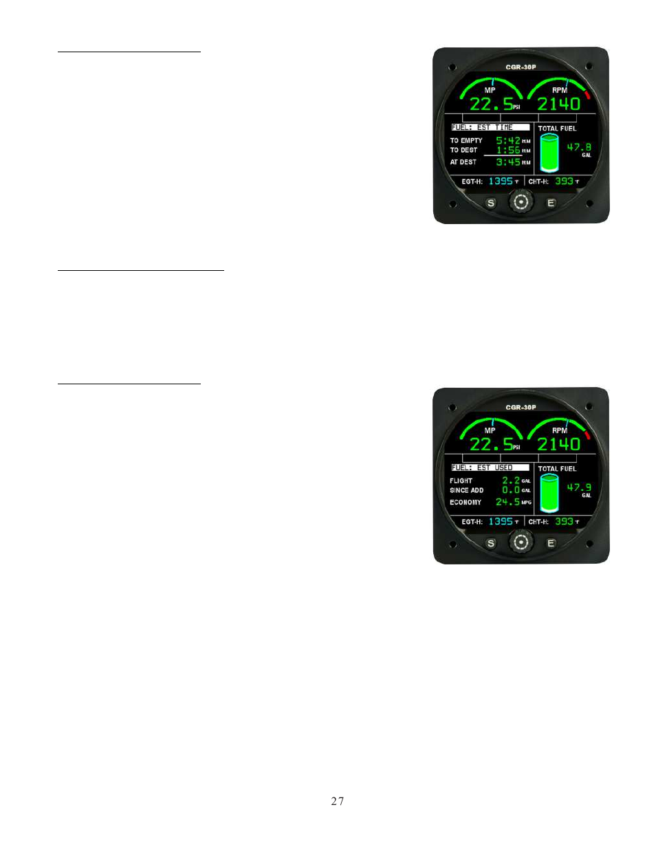 Electronics International CGR-30P User Manual | Page 27 / 52