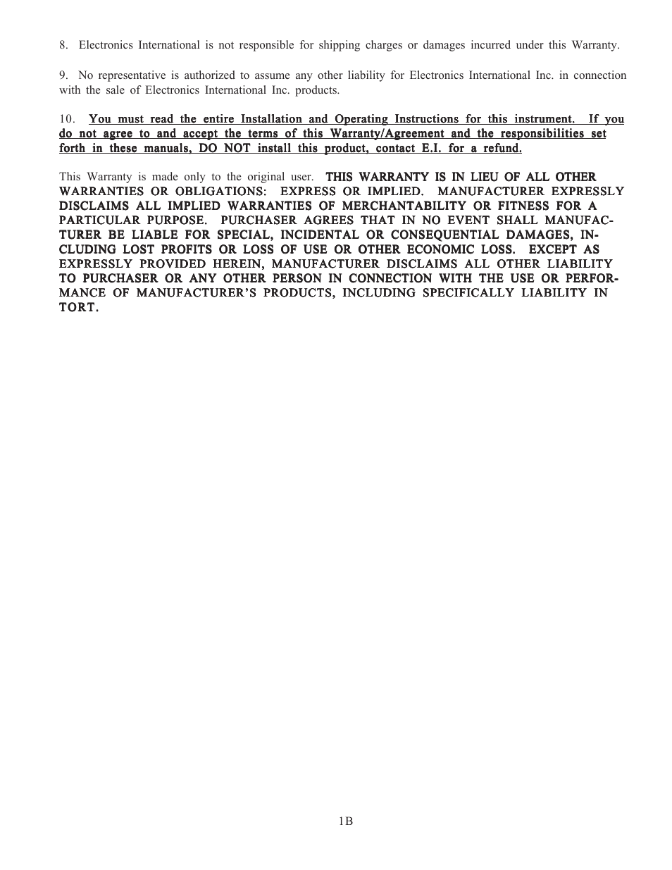 Electronics International MVP-50P User Manual | Page 12 / 106