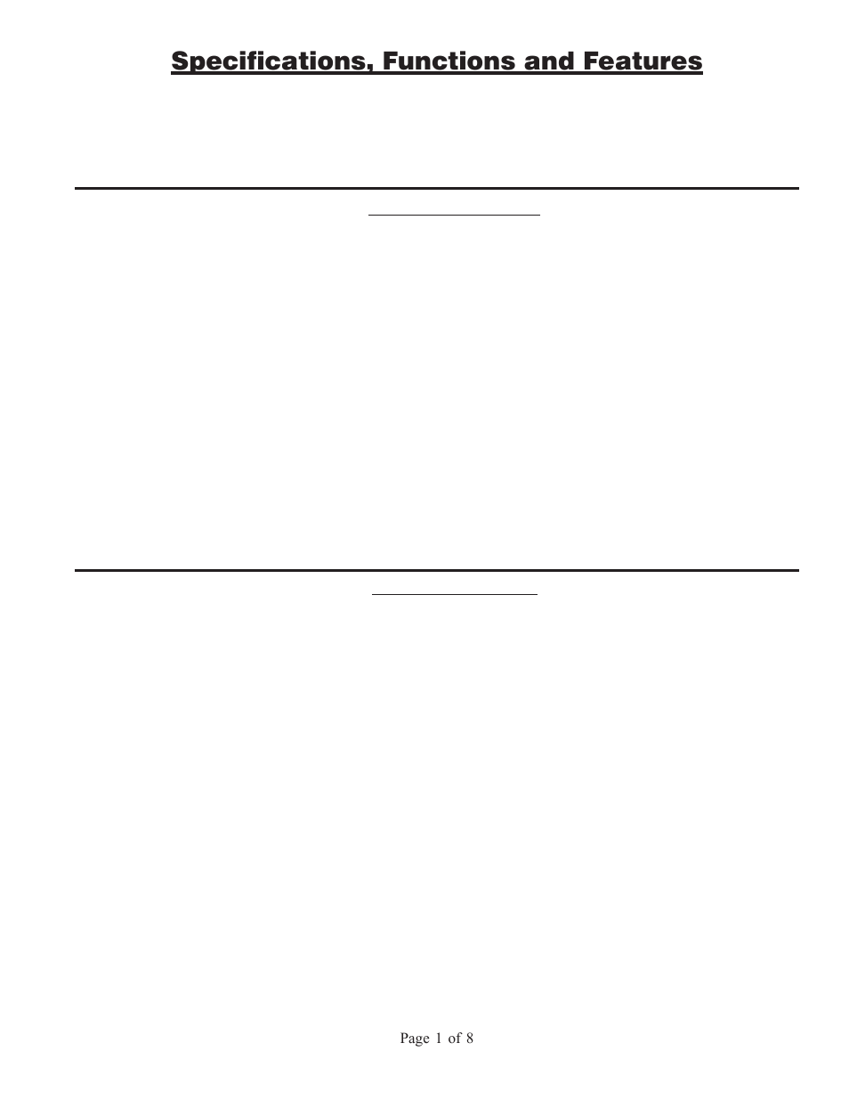 Specifications, functions and features | Electronics International MVP-50P User Manual | Page 75 / 106
