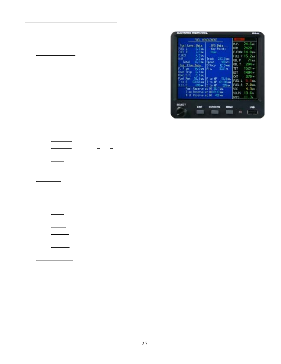 Electronics International MVP-50P User Manual | Page 29 / 84