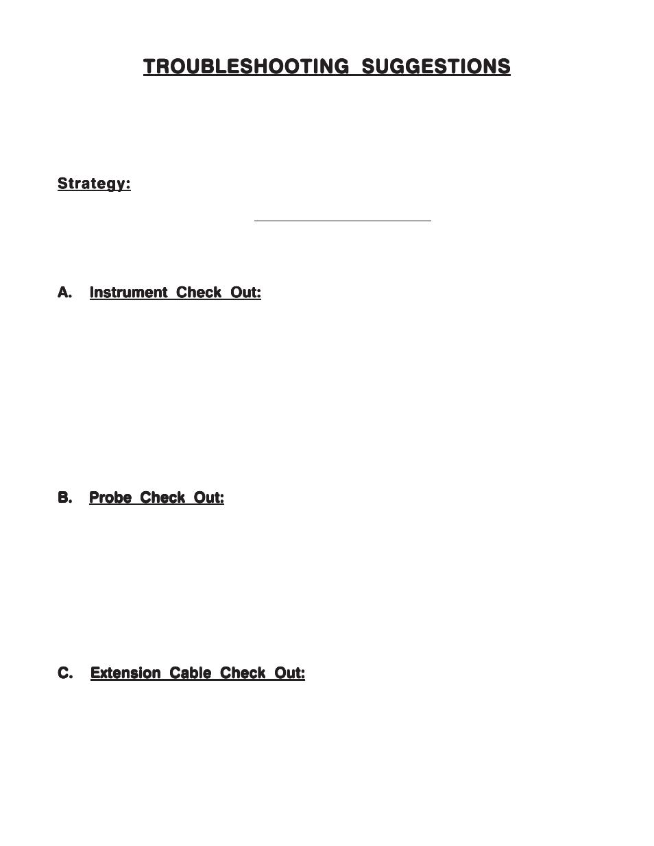 Troubleshooting suggestions | Electronics International UBG-16 User Manual | Page 19 / 26