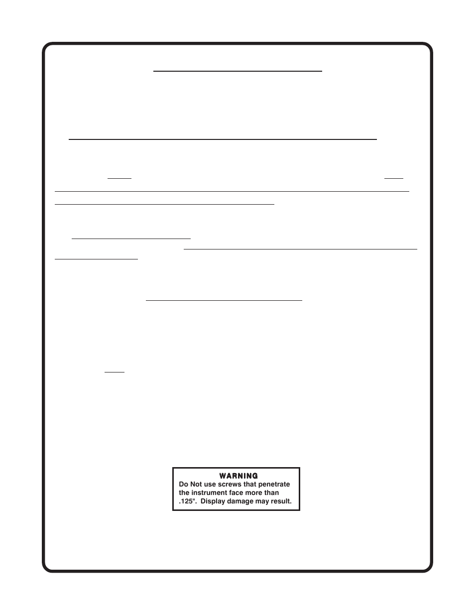 Important notice, Must read | Electronics International UBG-16 User Manual | Page 2 / 26
