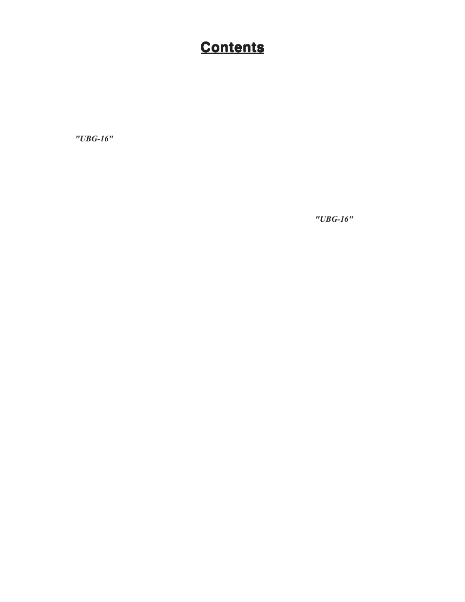 Electronics International UBG-16 User Manual | Page 5 / 26