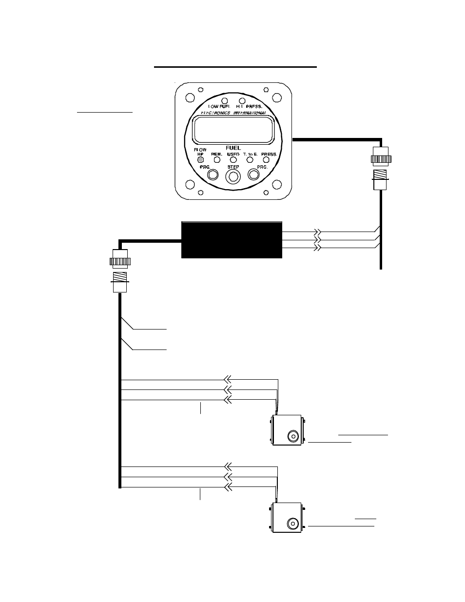 Fp-5(l) / ffdm-1 interconnect wiring diagram, Warning | Electronics International FP-5L User Manual | Page 14 / 22