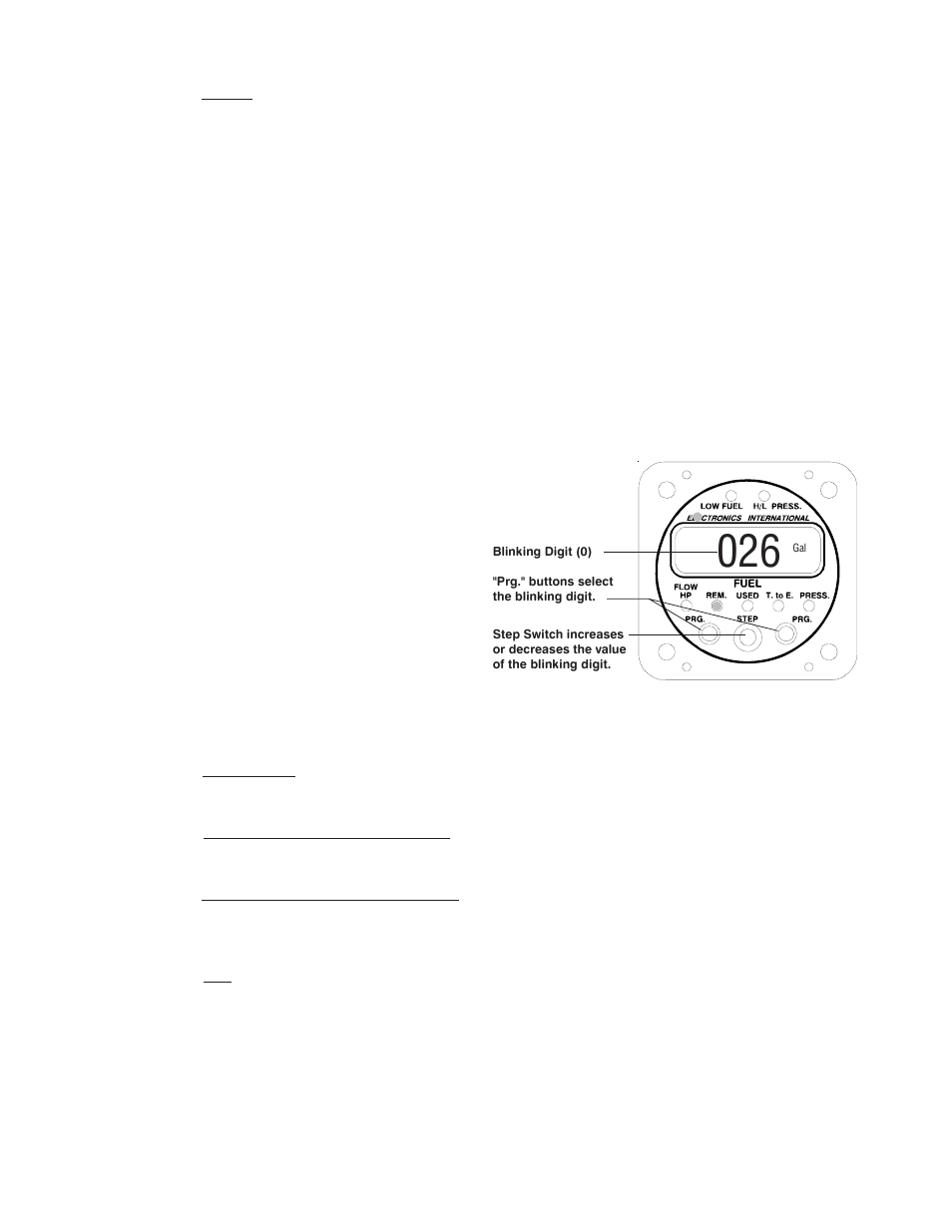 Electronics International FP-5L User Manual | Page 12 / 27
