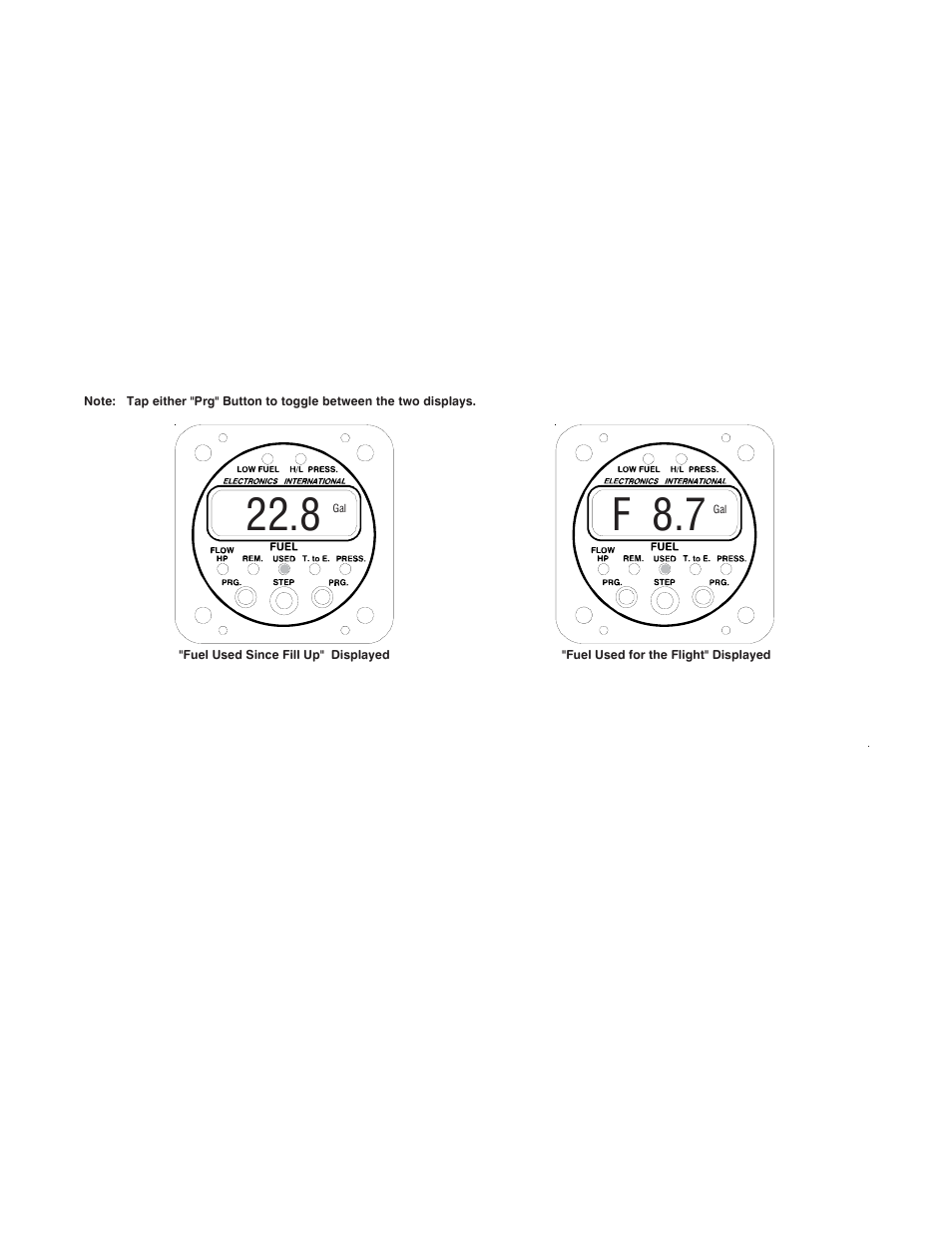 8 f 8.7 | Electronics International FP-5L User Manual | Page 13 / 27