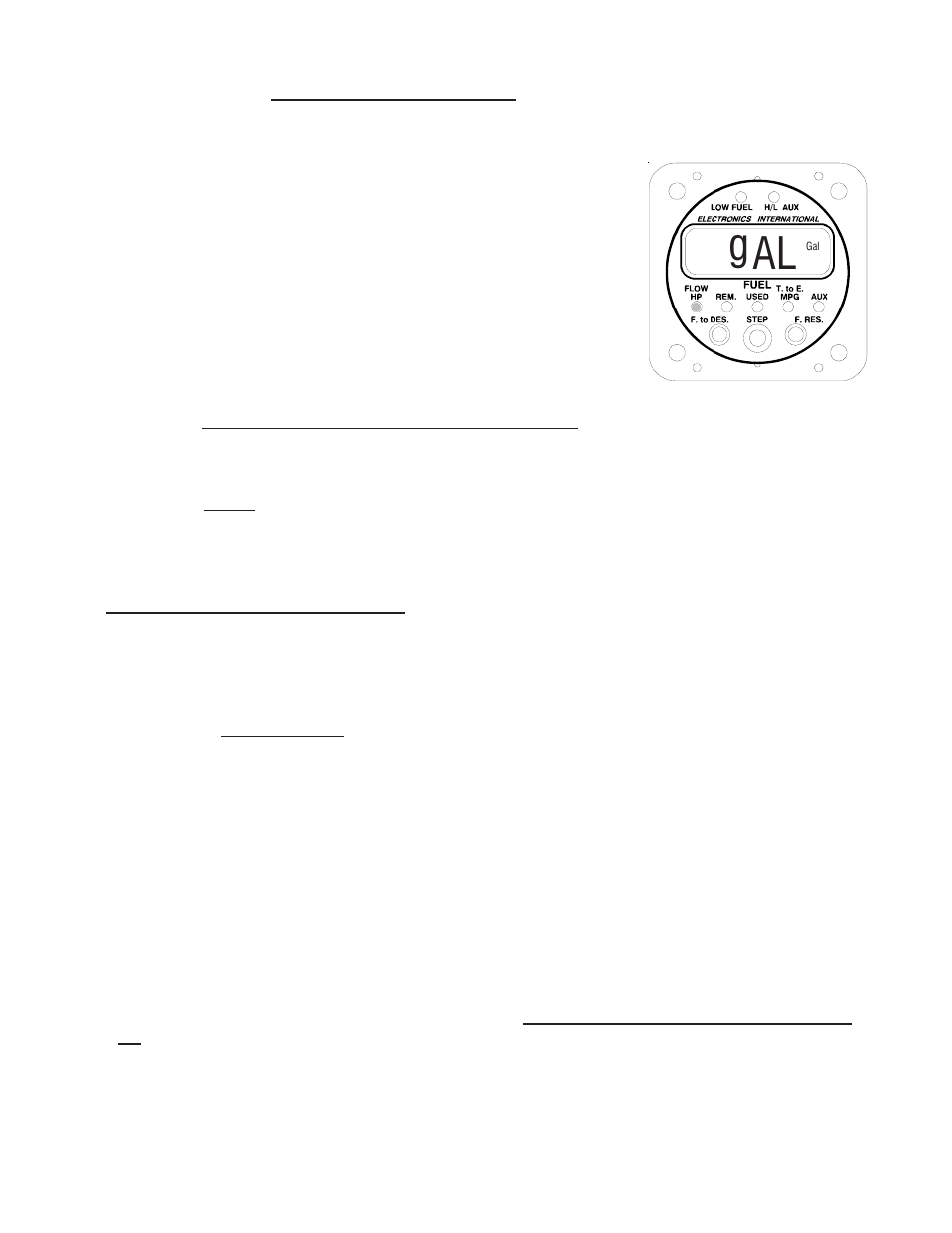 Electronics International FP-5L User Manual | Page 17 / 27