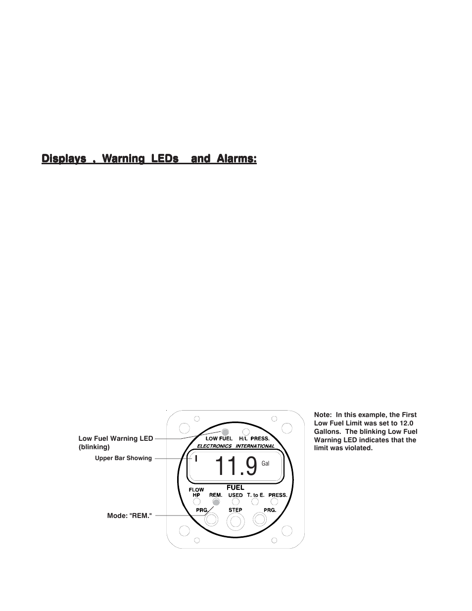 Electronics International FP-5L User Manual | Page 6 / 27