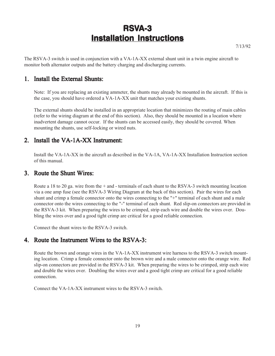 Electronics International VA-1A User Manual | Page 21 / 25