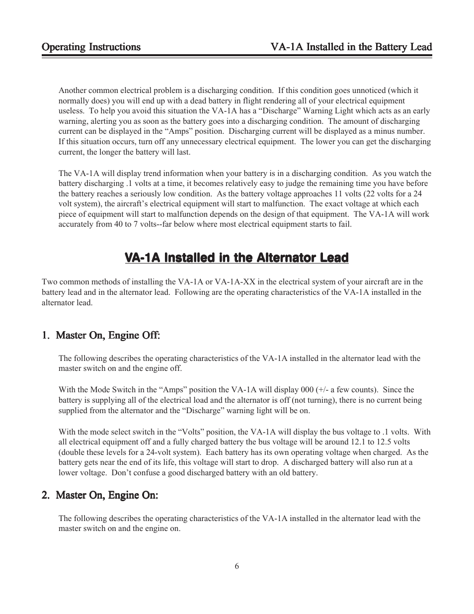 Electronics International VA-1A User Manual | Page 8 / 25