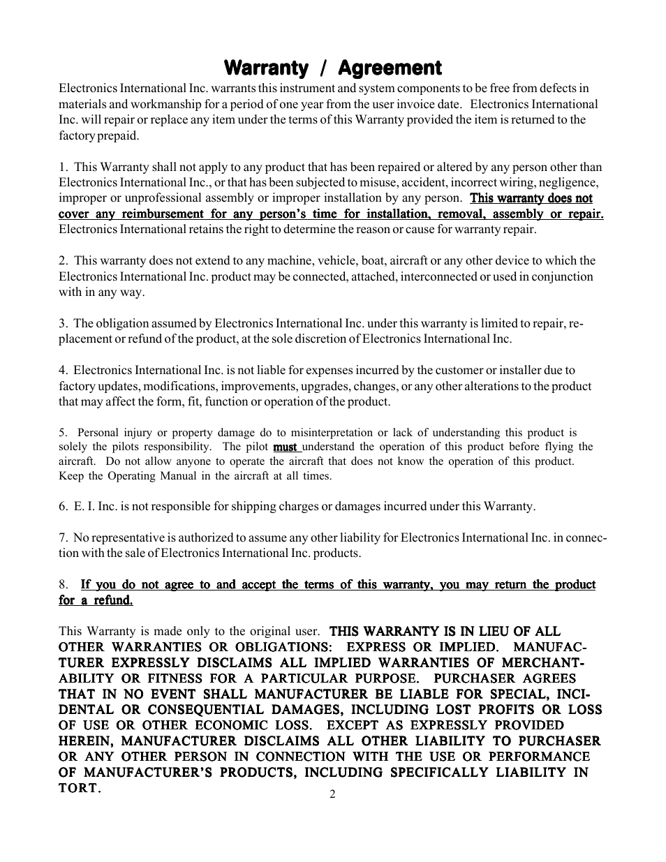 Electronics International R-1-N1 User Manual | Page 4 / 15