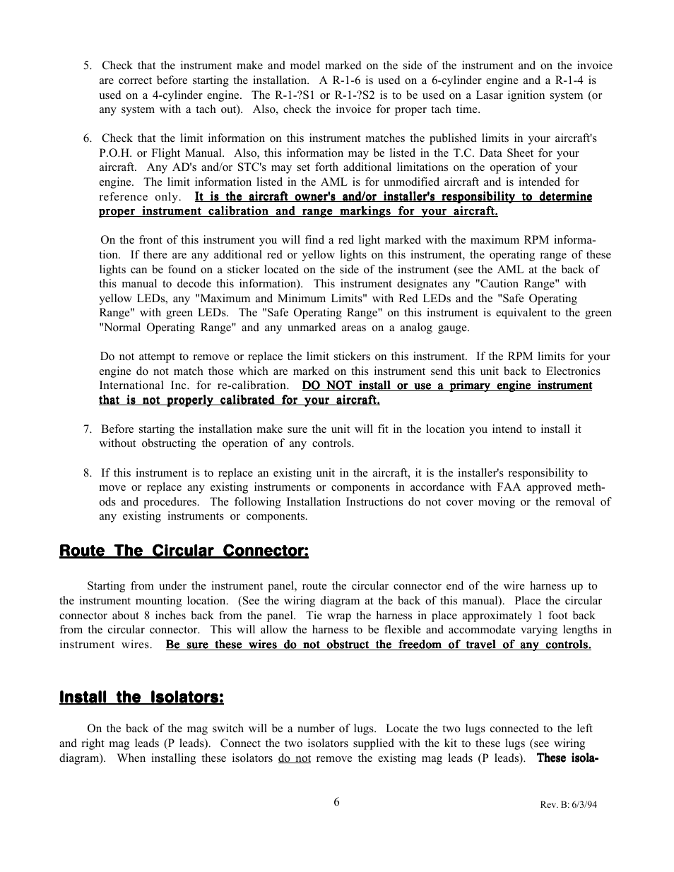 Electronics International R-1-N1 User Manual | Page 8 / 15
