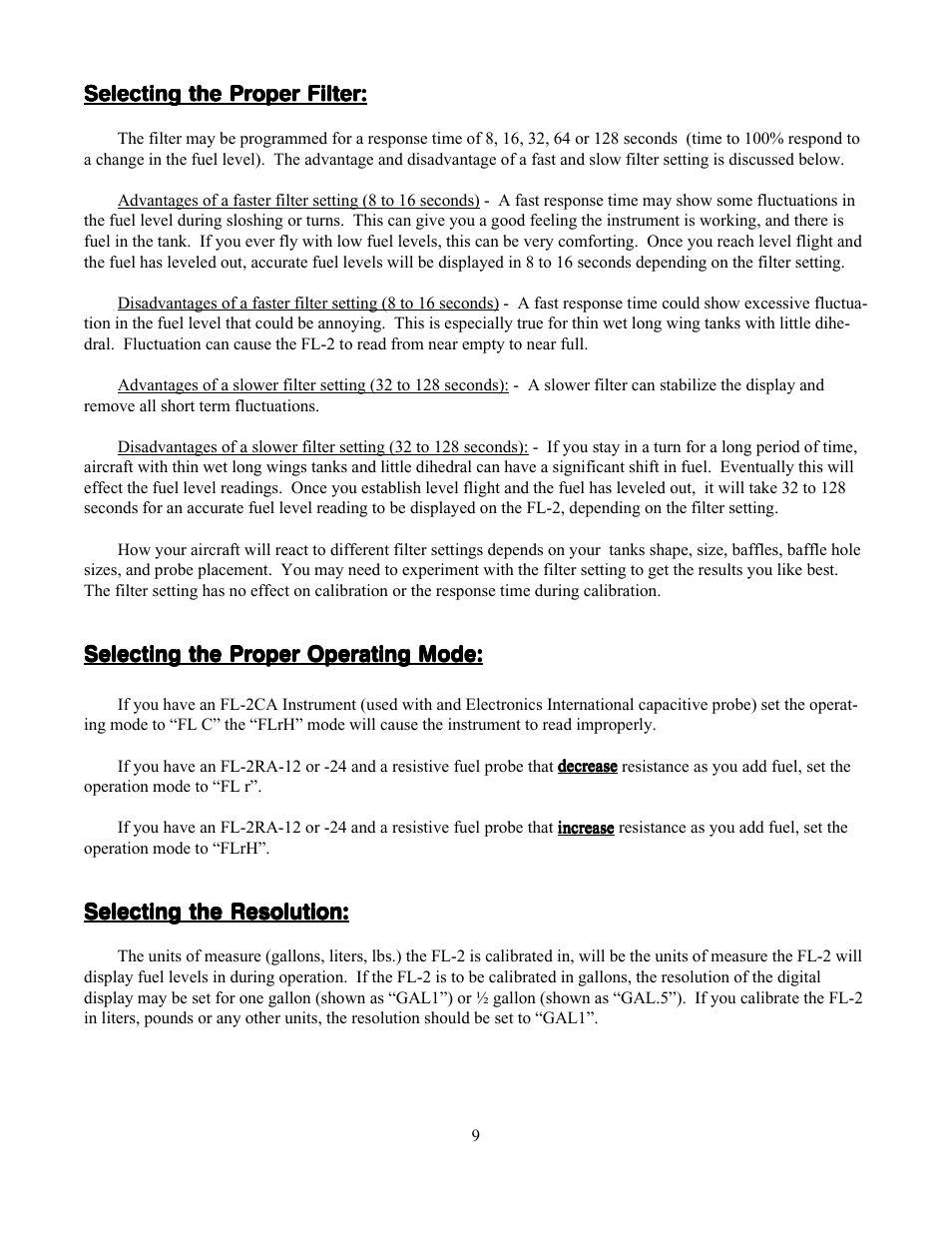 Electronics International FL-2 User Manual | Page 11 / 26