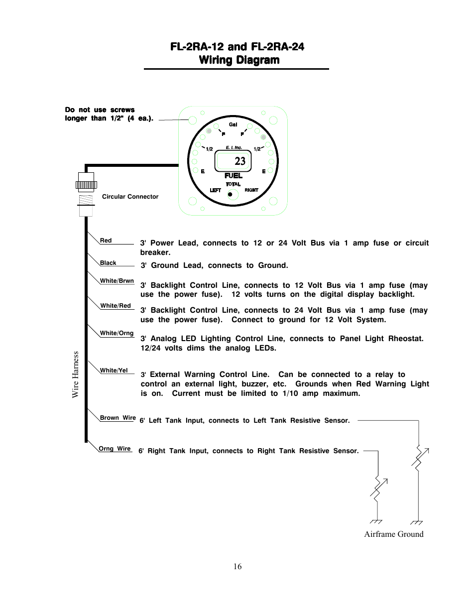 Electronics International FL-2 User Manual | Page 18 / 26