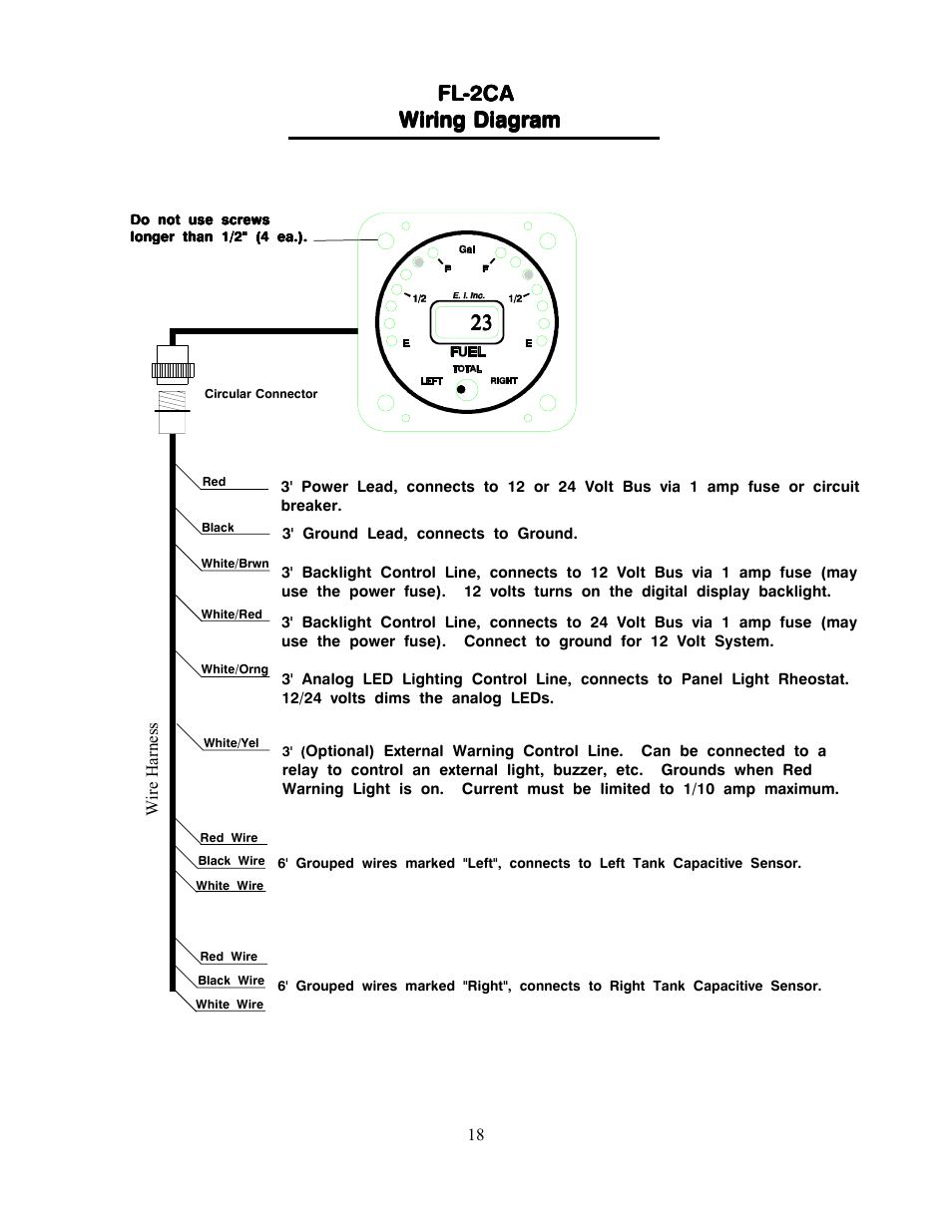 Electronics International FL-2 User Manual | Page 20 / 26