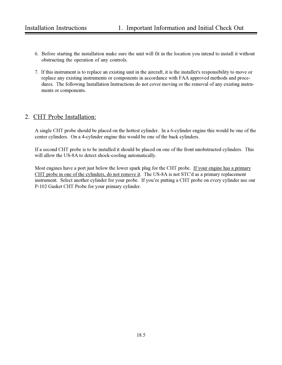 Electronics International US-8A User Manual | Page 22 / 37