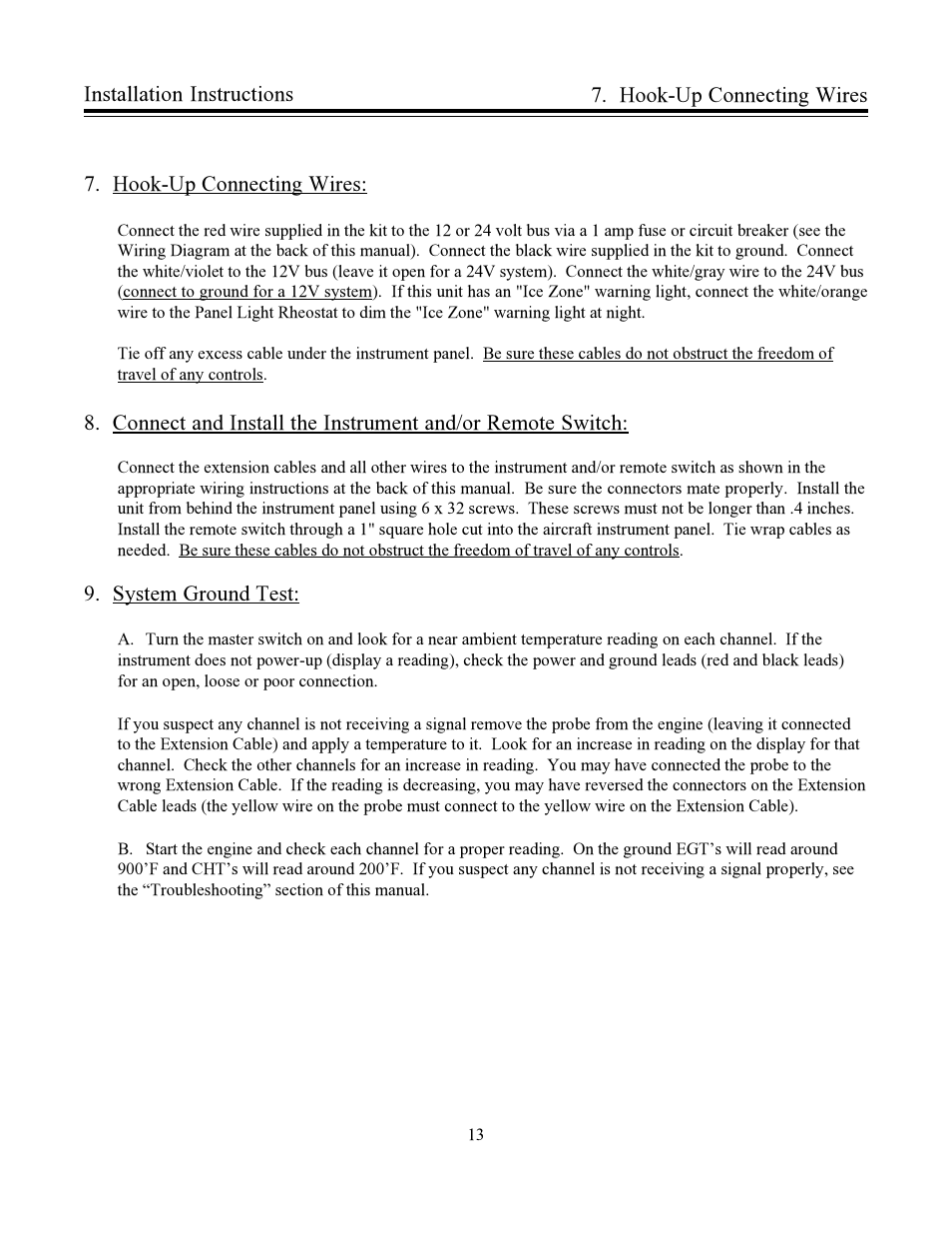 Electronics International CA-1 User Manual | Page 16 / 22