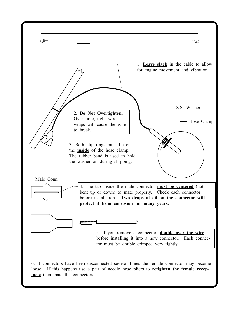 Important installation information | Electronics International CA-1 User Manual | Page 2 / 22