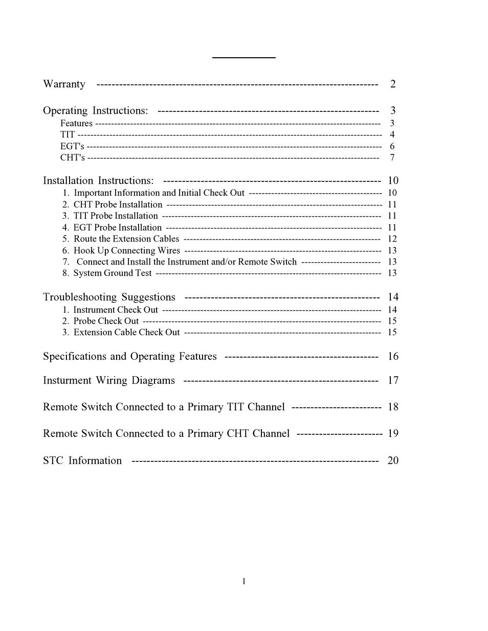 Electronics International TC-1P User Manual | Page 4 / 22