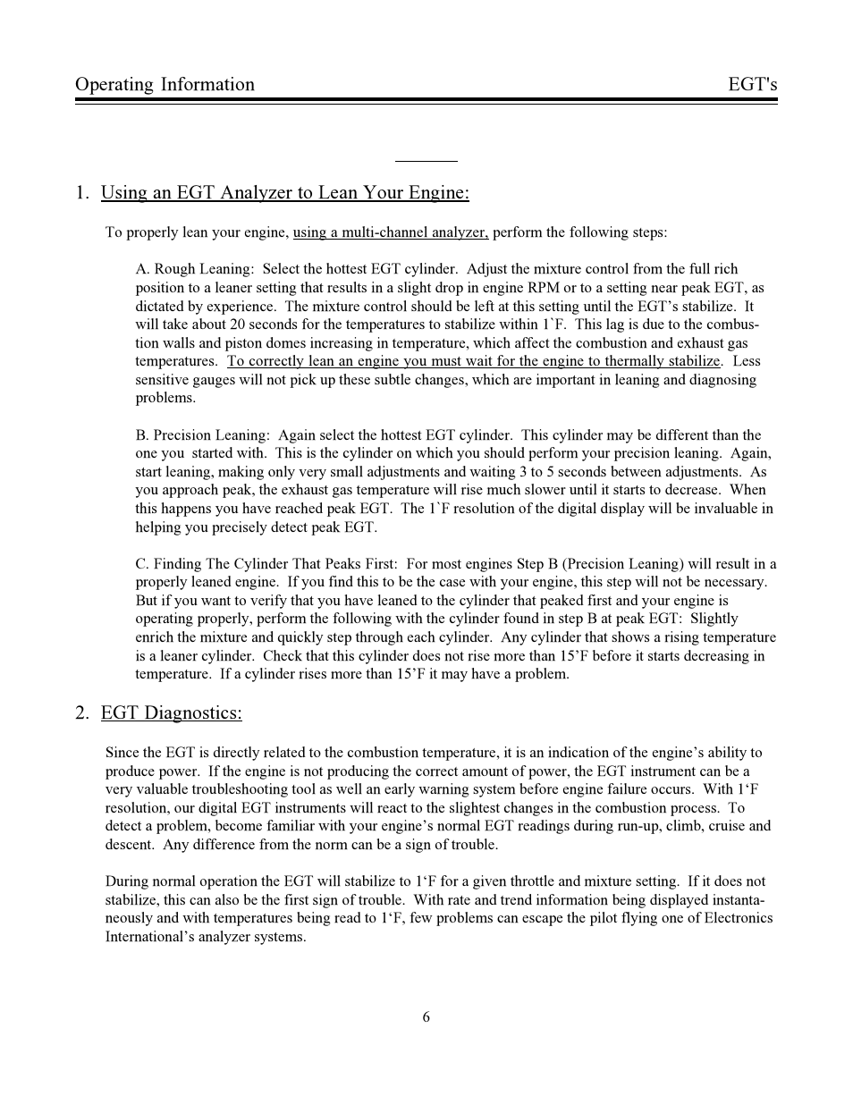 Egt's | Electronics International TC-1P User Manual | Page 9 / 22