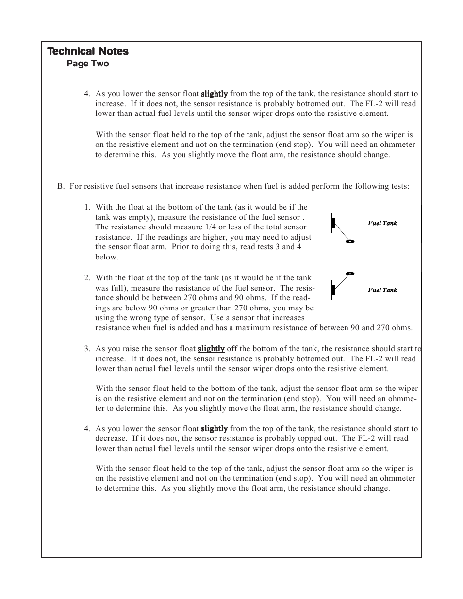 Electronics International FL-1 User Manual | Page 24 / 26