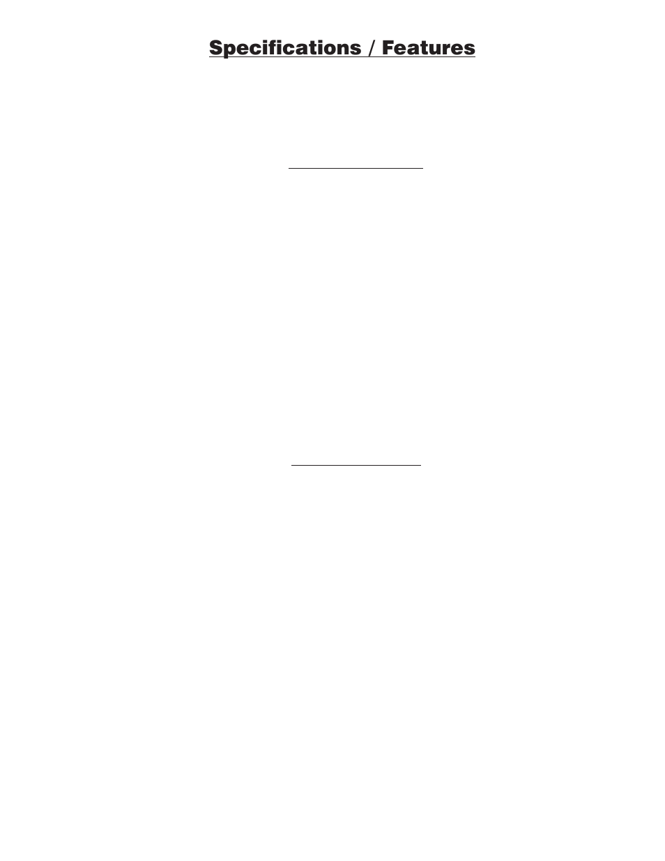 Specifications / features | Electronics International MVP-50T User Manual | Page 54 / 77