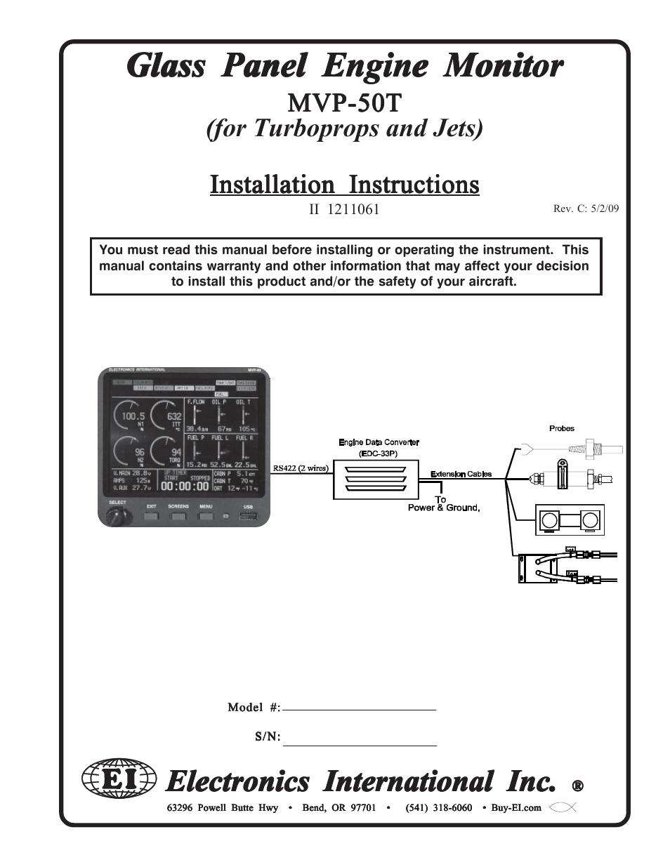 Electronics International MVP-50T User Manual | 79 pages