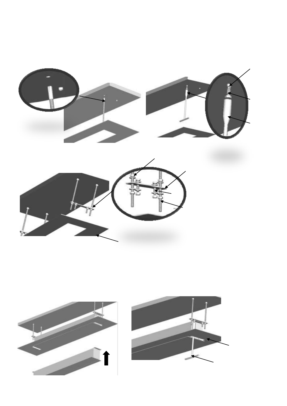 G) (d) (a), C) and (e), B) (d) (f) | Elite Screens Evanesce Tension (EU) User Manual | Page 7 / 10