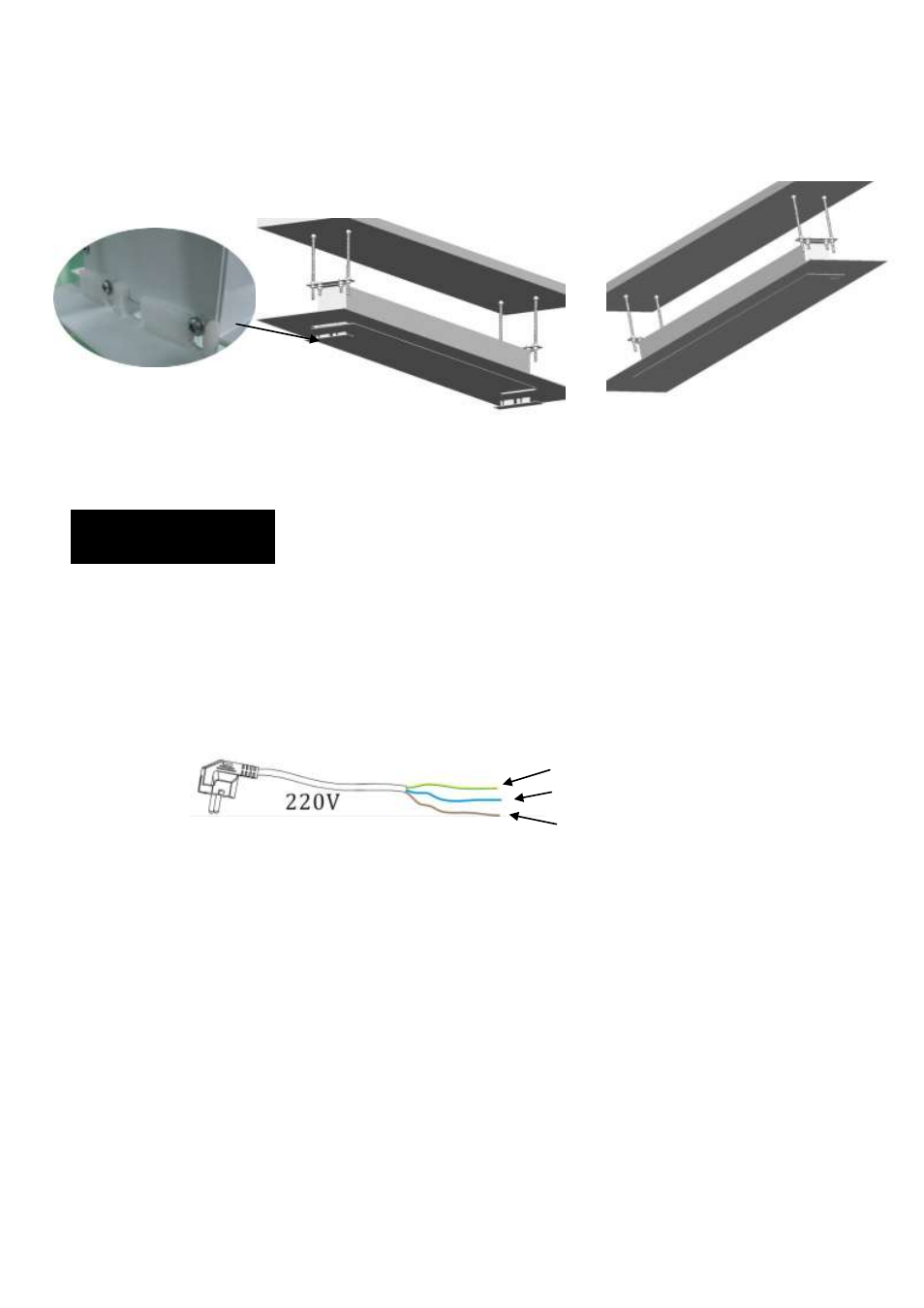 Power cable | Elite Screens Evanesce Tension (EU) User Manual | Page 8 / 10