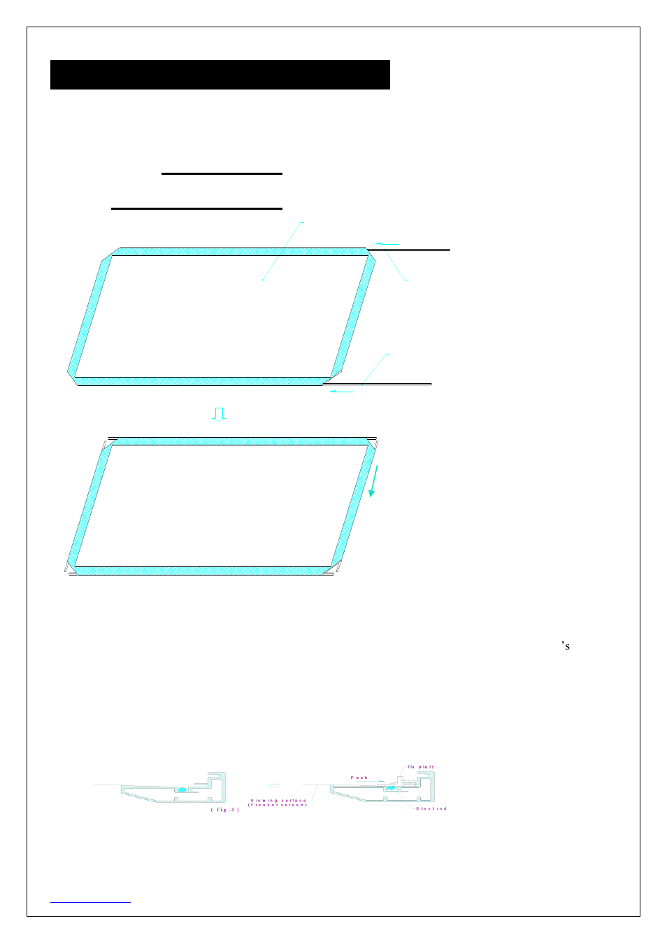 Attaching the screen material to the frame | Elite Screens ezFrame Plus Series User Manual | Page 4 / 8