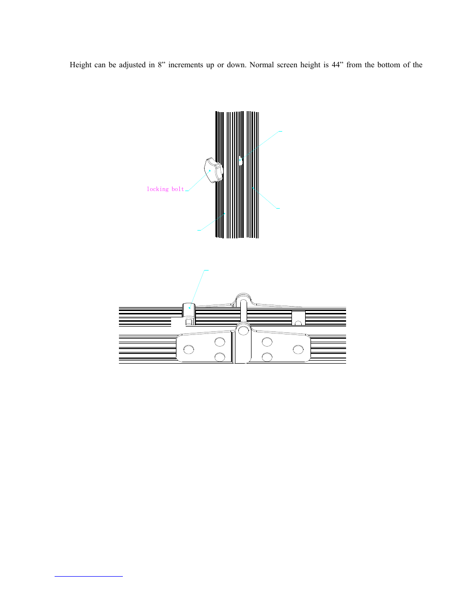 Folding the screen material for proper packing, Attaching the frame to its supports | Elite Screens QuickStand Series User Manual | Page 7 / 10