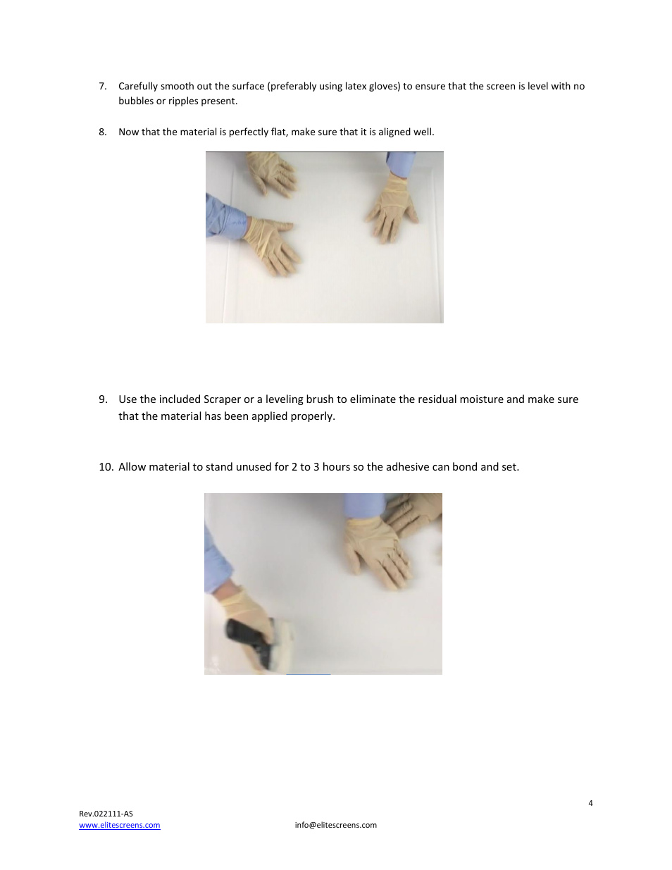 Elite Screens Insta-RP2 Series User Manual | Page 4 / 6