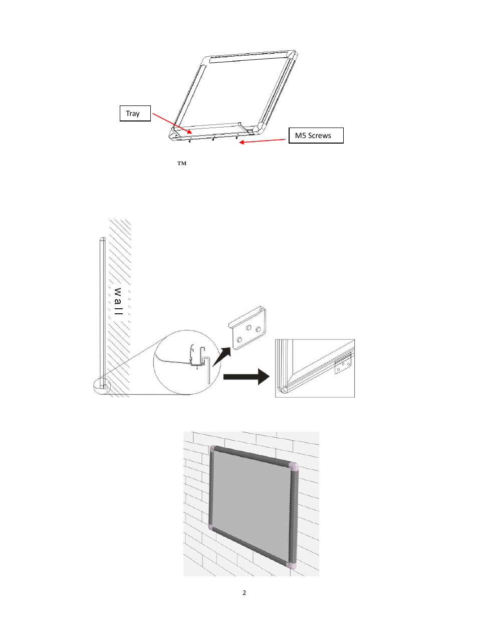 Elite Screens WhiteBoardScreen Universal User Manual | Page 3 / 5