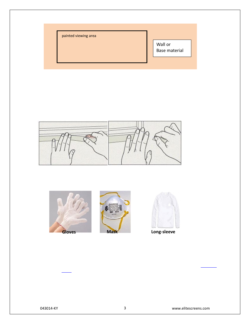 Elite Screens ChromaFlux (Water Based) User Manual | Page 3 / 9