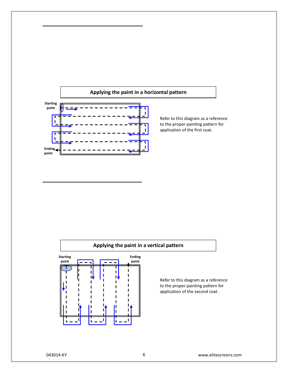 Elite Screens ChromaFlux (Water Based) User Manual | Page 6 / 9