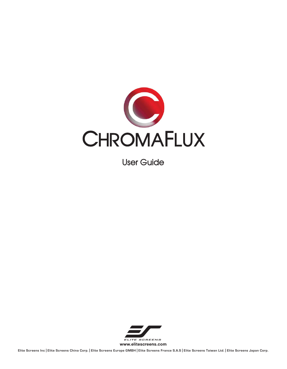 Elite Screens ChromaFlux (Standard) User Manual | 17 pages