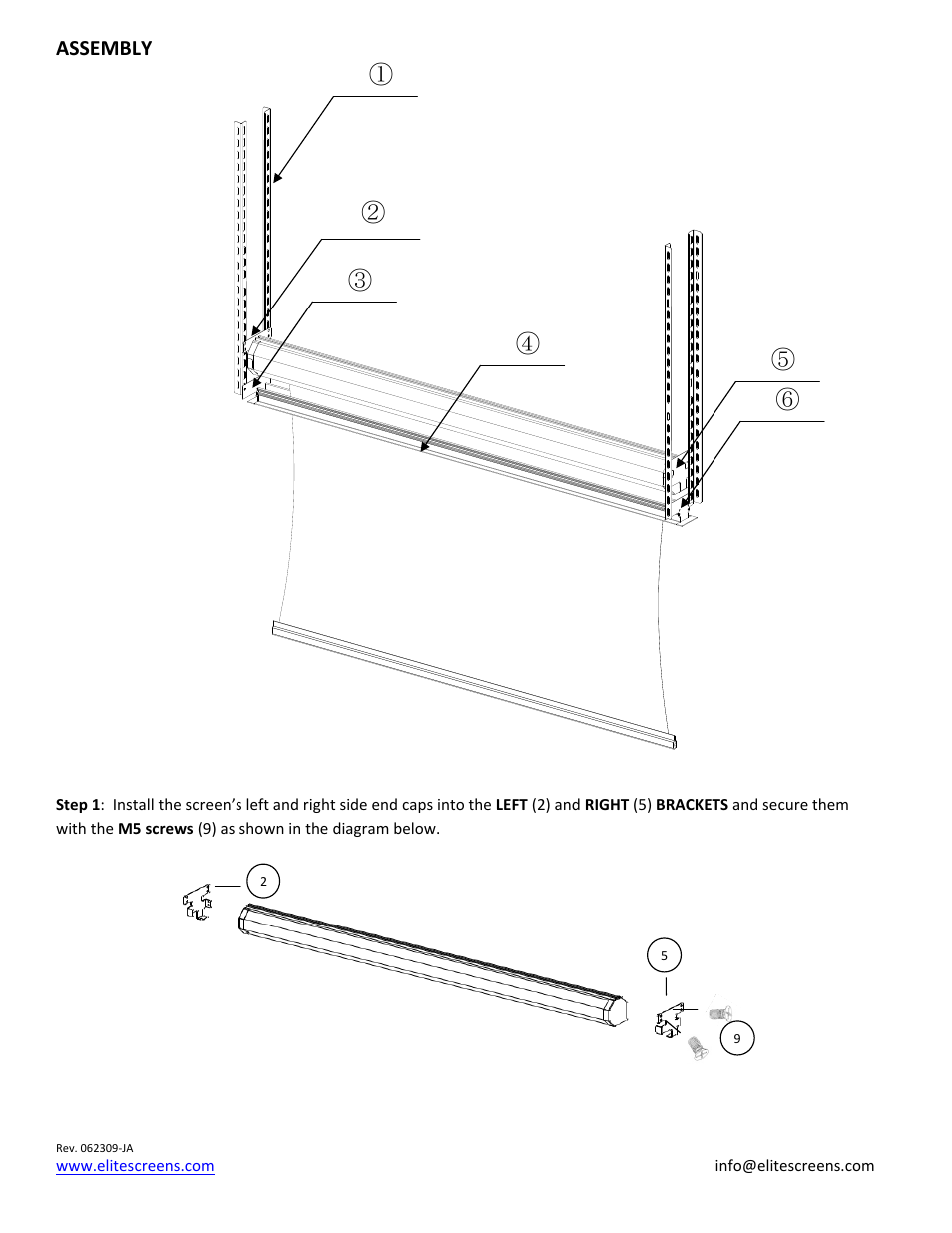 Elite Screens CineTension2 Ceiling Kit User Manual | Page 4 / 9