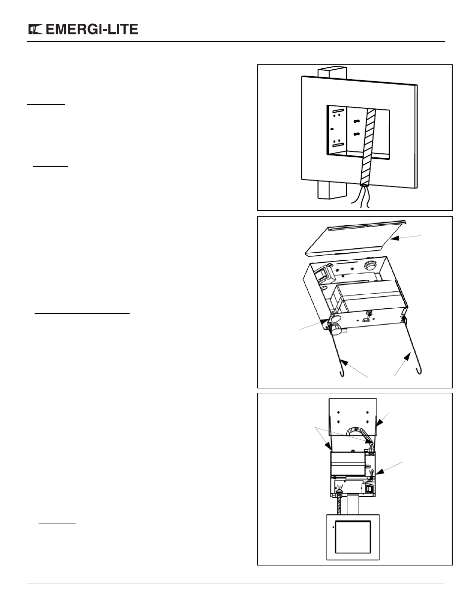 Mini retract-lite: concealed emergency lighting, Equipment preparation (figure 3) | Emergi-Lite Mini Revelation Battery Series User Manual | Page 2 / 4