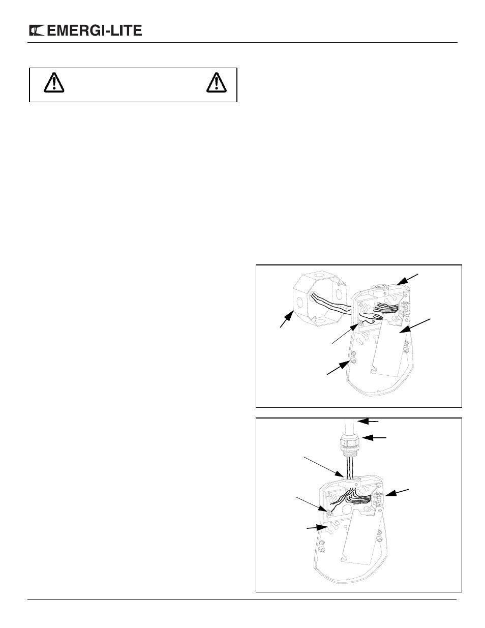 Emergi-Lite Lux-Ray LED Battery Series User Manual | 2 pages