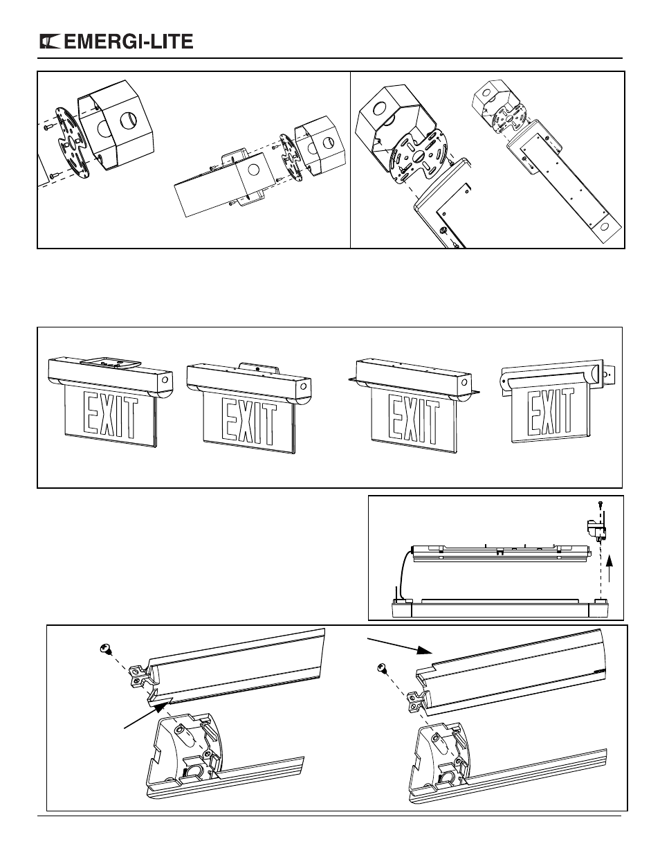 Prestige series - edge-lit led exit series | Emergi-Lite Prestige Edge-Lit Series User Manual | Page 2 / 4