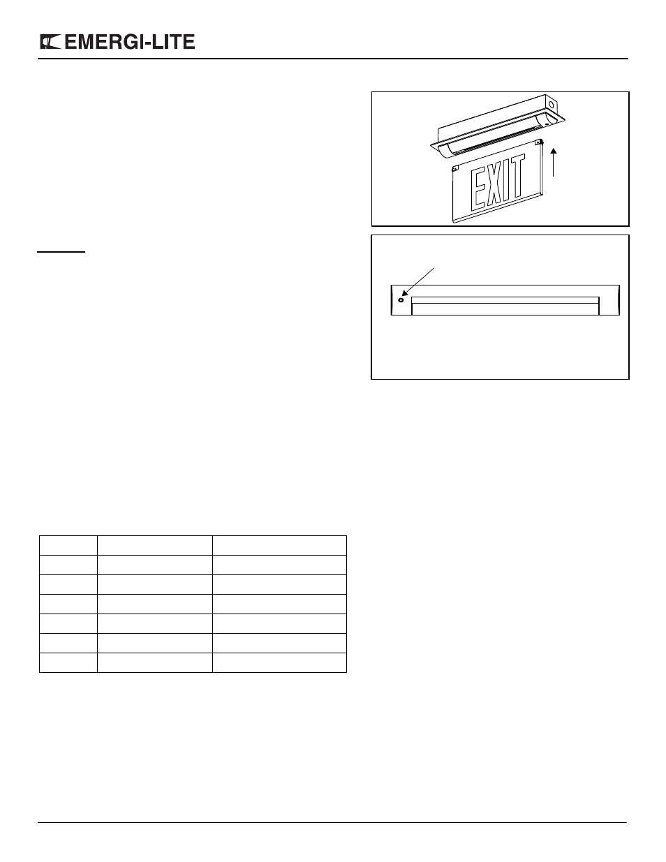 Prestige series - edge-lit led exit series, Self powered models, Maintenance | Emergi-Lite Prestige Edge-Lit Series User Manual | Page 4 / 4