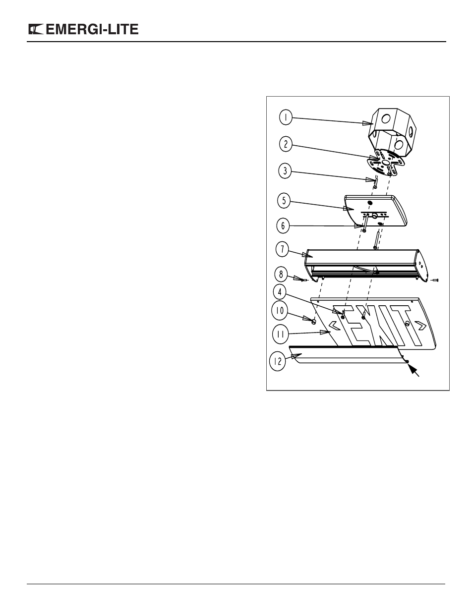 Emergi-Lite Prestige Economizer Series - Slim Profile Surface Mount User Manual | 2 pages