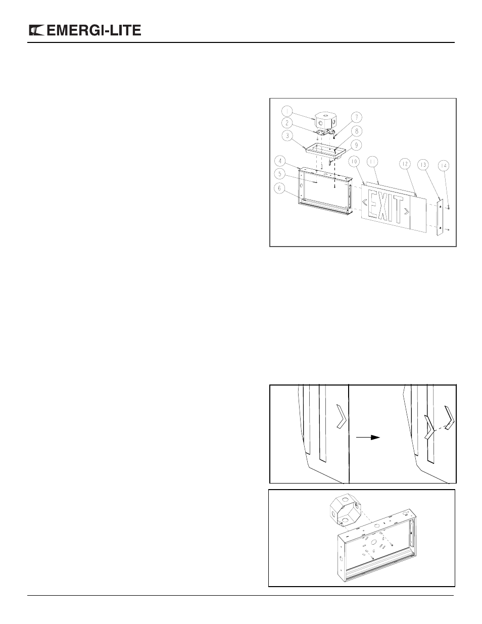 Emergi-Lite X10 LED Series User Manual | 2 pages